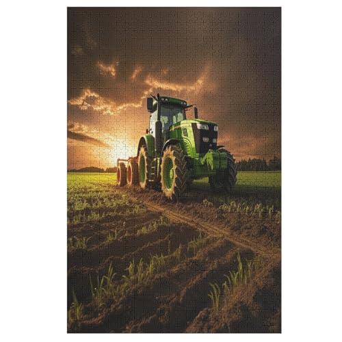 Holzpuzzle 1000 Teile, Traktor Puzzles Erwachsene Und Kinder, Am Besten Für Die Familienspielsammlung 78×53cm Holzpuzzle 1000 Teile, Traktor Puzzles Erwachsene Und Kinder, Am Besten Für Die Familienspielsammlung 78×53cm von LCWWW