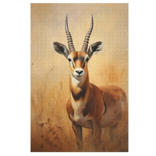 Holzpuzzle Antilope Puzzle 1000 Teile Erwachsene Klassische Pädagogisches Spielzeug Kinder Lernspiel Herausforderndes Puzzles 78×53cm Holzpuzzle Antilope Puzzle 1000 Teile Erwachsene Klassische Pädagogisches Spielzeug Kinder Lernspiel Herausforderndes Puzzles 78×53cm von LCWWW