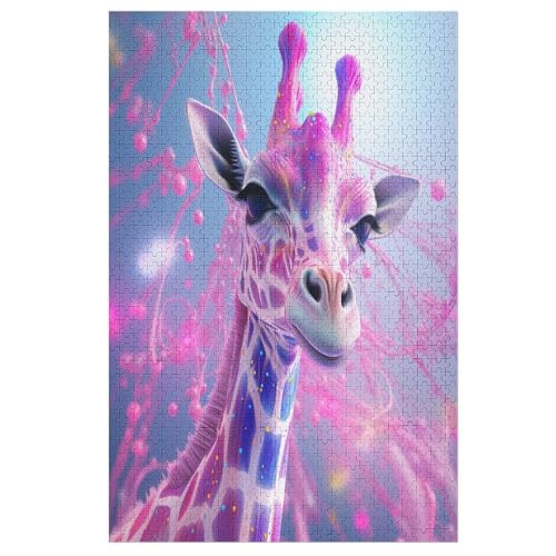 Holzpuzzle Cute Giraffe Puzzle 1000 Teile Erwachsene Klassische Pädagogisches Spielzeug Kinder Lernspiel Herausforderndes Puzzles 78×53cm Holzpuzzle Cute Giraffe Puzzle 1000 Teile Erwachsene Klassische Pädagogisches Spielzeug Kinder Lernspiel Herausforderndes Puzzles 78×53cm von LCWWW