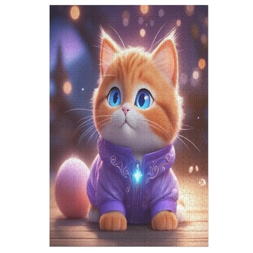 Holzpuzzle Cute Katze Puzzle 1000 Teile Erwachsene Klassische Pädagogisches Spielzeug Kinder Lernspiel Herausforderndes Puzzles 78×53cm Holzpuzzle Cute Katze Puzzle 1000 Teile Erwachsene Klassische Pädagogisches Spielzeug Kinder Lernspiel Herausforderndes Puzzles 78×53cm von LCWWW
