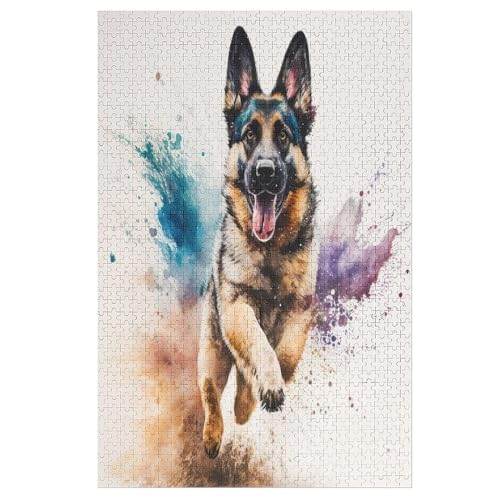Holzpuzzle Deutscher Schäferhund Puzzle 1000 Teile Erwachsene Klassische Pädagogisches Spielzeug Kinder Lernspiel Herausforderndes Puzzles 78×53cm Holzpuzzle Deutscher Schäferhund Puzzle 1000 Teile Erwachsene Klassische Pädagogisches Spielzeug Kinder Lernspiel Herausforderndes Puzzles 78×53cm von LCWWW