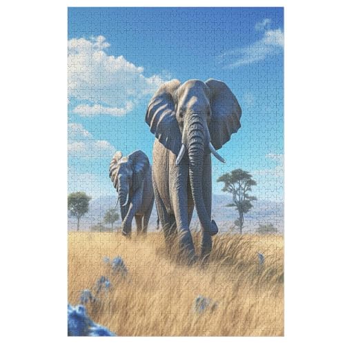 Holzpuzzle ElefAntn Puzzle 1000 Teile Erwachsene Klassische Pädagogisches Spielzeug Kinder Lernspiel Herausforderndes Puzzles 78×53cm Holzpuzzle ElefAntn Puzzle 1000 Teile Erwachsene Klassische Pädagogisches Spielzeug Kinder Lernspiel Herausforderndes Puzzles 78×53cm von LCWWW