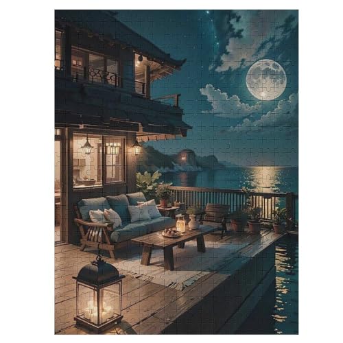 Holzpuzzle Japan Style Puzzle 500 Teile Erwachsene Klassische Pädagogisches Spielzeug Kinder Lernspiel Herausforderndes Puzzles 55×41cm Holzpuzzle Japan Style Puzzle 500 Teile Erwachsene Klassische Pädagogisches Spielzeug Kinder Lernspiel Herausforderndes Puzzles 55×41cm von LCWWW