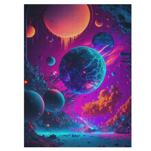 Holzpuzzle Surreale Weltraumlandschaften Puzzle 500 Teile Erwachsene Klassische Pädagogisches Kinder Lernspiel Herausforderndes Puzzles 55×41cm Holzpuzzle Surreale Weltraumlandschaften Puzzle 500 Teile Erwachsene Klassische Pädagogisches Kinder Lernspiel Herausforderndes Puzzles 55×41cm von LCWWW