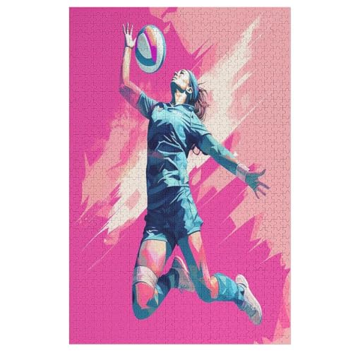 Holzpuzzle Volleyball Puzzle 1000 Teile Erwachsene Klassische Pädagogisches Spielzeug Kinder Lernspiel Herausforderndes Puzzles 78×53cm Holzpuzzle Volleyball Puzzle 1000 Teile Erwachsene Klassische Pädagogisches Spielzeug Kinder Lernspiel Herausforderndes Puzzles 78×53cm von LCWWW
