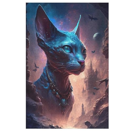 Holzpuzzles 1000 Teile Cute Katze -Puzzle Für Jungen Und Mädchen, Schwierigkeitsgrad, Lernspiele, Familienspielzeug 78×53cm Holzpuzzles 1000 Teile Cute Katze -Puzzle Für Jungen Und Mädchen, Schwierigkeitsgrad, Lernspiele, Familienspielzeug 78×53cm von LCWWW