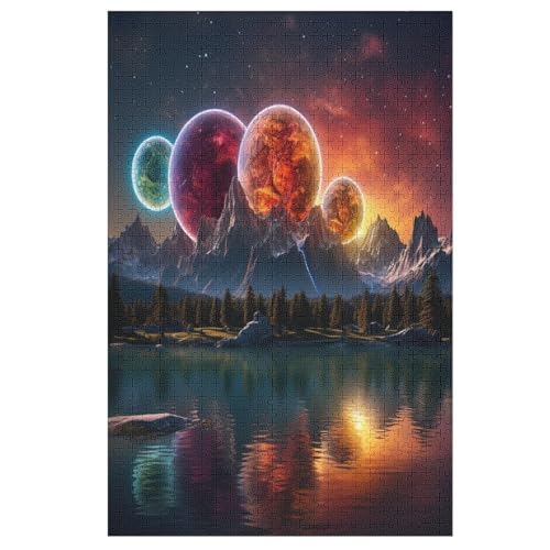 Holzpuzzles 1000 Teile Fantasielandschaft -Puzzle Für Jungen Und Mädchen, Schwierigkeitsgrad, Lernspiele, Familienspielzeug 78×53cm Holzpuzzles 1000 Teile Fantasielandschaft -Puzzle Für Jungen Und Mädchen, Schwierigkeitsgrad, Lernspiele, Familienspielzeug 78×53cm von LCWWW