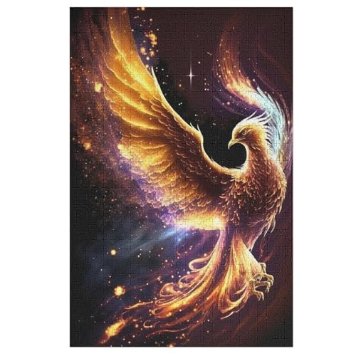 Holzpuzzles 1000 Teile Phönix -Puzzle Für Jungen Und Mädchen, Schwierigkeitsgrad, Lernspiele, Familienspielzeug 78×53cm Holzpuzzles 1000 Teile Phönix -Puzzle Für Jungen Und Mädchen, Schwierigkeitsgrad, Lernspiele, Familienspielzeug 78×53cm von LCWWW