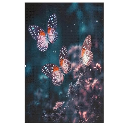 Holzpuzzles 1000 Teile Schmetterling -Puzzle Für Jungen Und Mädchen, Schwierigkeitsgrad, Lernspiele, Familienspielzeug 78×53cm Holzpuzzles 1000 Teile Schmetterling -Puzzle Für Jungen Und Mädchen, Schwierigkeitsgrad, Lernspiele, Familienspielzeug 78×53cm von LCWWW