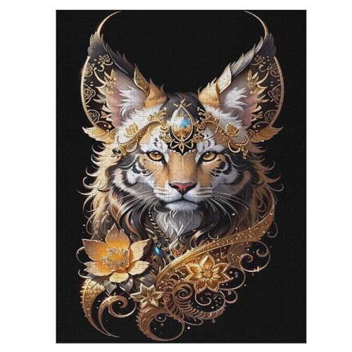 Holzpuzzles 500 Teile Cute Katze -Puzzle Für Jungen Und Mädchen, Schwierigkeitsgrad, Lernspiele, Familienspielzeug 55×41cm Holzpuzzles 500 Teile Cute Katze -Puzzle Für Jungen Und Mädchen, Schwierigkeitsgrad, Lernspiele, Familienspielzeug 55×41cm von LCWWW