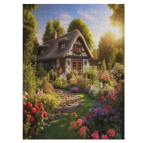Holzpuzzles 500 Teile Rustikales Cottage -Puzzle Für Jungen Und Mädchen, Schwierigkeitsgrad, Lernspiele, Familienspielzeug 55×41cm Holzpuzzles 500 Teile Rustikales Cottage -Puzzle Für Jungen Und Mädchen, Schwierigkeitsgrad, Lernspiele, Familienspielzeug 55×41cm von LCWWW