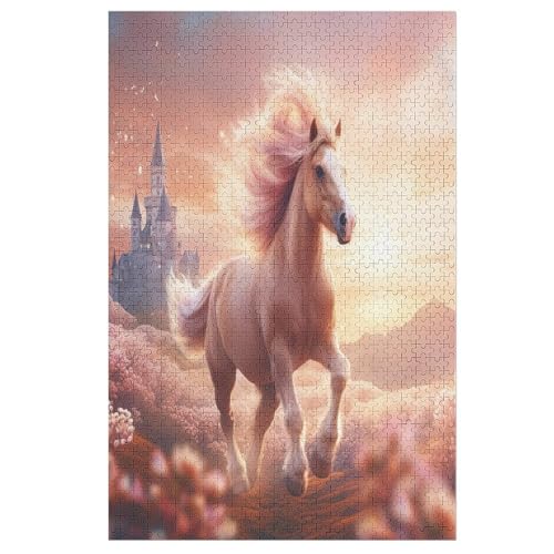 Horse 1000 Teile Puzzles Für Erwachsene,Holzpuzzle - Verringerter Druck Schwieriges Unmögliche Puzzle Für 12+ Kinder 78×53cm Horse 1000 Teile Puzzles Für Erwachsene,Holzpuzzle - Verringerter Druck Schwieriges Unmögliche Puzzle Für 12+ Kinder 78×53cm von LCWWW