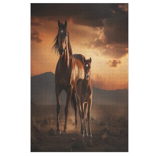 Horse 1000 Teile Puzzles Für Erwachsene Holzpuzzle Familienpuzzlespiel Stressabbau-Puzzle Für Kinder Ab 12 Jahren 78×53cm Horse 1000 Teile Puzzles Für Erwachsene Holzpuzzle Familienpuzzlespiel Stressabbau-Puzzle Für Kinder Ab 12 Jahren 78×53cm von LCWWW