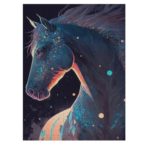 Horse 500 Teile Premium-Puzzles Für Erwachsene Kinder- Holzpuzzles Spaß Und Lernspiele - Perfekte Puzzle-Geschenke 55×41cm Horse 500 Teile Premium-Puzzles Für Erwachsene Kinder- Holzpuzzles Spaß Und Lernspiele - Perfekte Puzzle-Geschenke 55×41cm von LCWWW