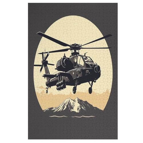 Hubschrauber 1000 Teile Puzzles Für Erwachsene, Impossible Puzzle, Geschicklichkeitsspiel Für Die Ganze Familie, Kinder Holzpuzzle 78×53cm Hubschrauber 1000 Teile Puzzles Für Erwachsene, Impossible Puzzle, Geschicklichkeitsspiel Für Die Ganze Familie, Kinder Holzpuzzle 78×53cm von LCWWW