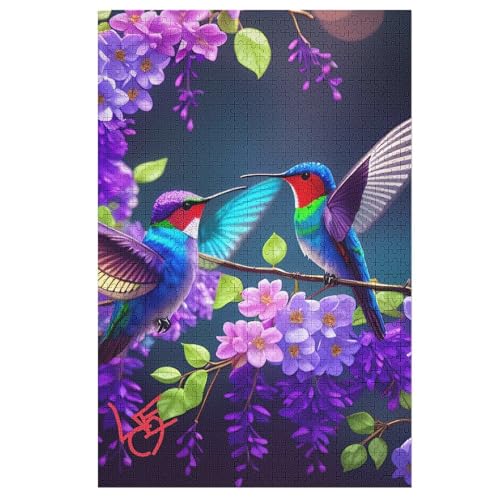 HummingVogel -Puzzle, 1000 Teile,Holzpuzzle Für Erwachsene Kinder, Lustiges Spielzeug, Denkspiel, Bildungsspiel, 78×53cm HummingVogel -Puzzle, 1000 Teile,Holzpuzzle Für Erwachsene Kinder, Lustiges Spielzeug, Denkspiel, Bildungsspiel, 78×53cm von LCWWW