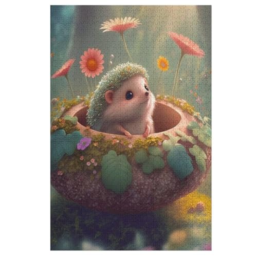 Igel 1000 Teile Puzzles Für Erwachsene, Impossible Puzzle, Geschicklichkeitsspiel Für Die Ganze Familie, Kinder Holzpuzzle 78×53cm Igel 1000 Teile Puzzles Für Erwachsene, Impossible Puzzle, Geschicklichkeitsspiel Für Die Ganze Familie, Kinder Holzpuzzle 78×53cm von LCWWW
