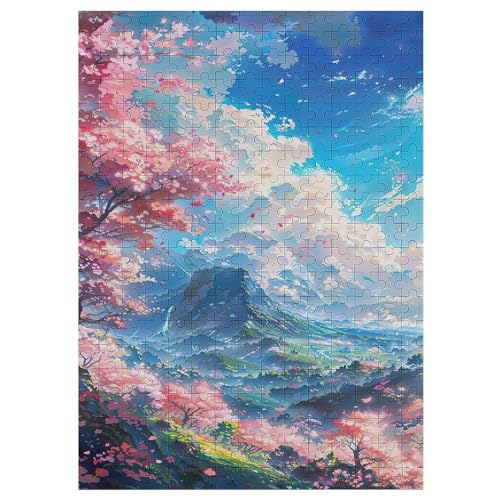 Japan Style Holzpuzzle 300 Teile Klassische Puzzles Erwachsene Kinder Puzzle DIY Kit Holzspielzeug Einzigartiges Geschenk 42×30cm Japan Style Holzpuzzle 300 Teile Klassische Puzzles Erwachsene Kinder Puzzle DIY Kit Holzspielzeug Einzigartiges Geschenk 42×30cm von LCWWW