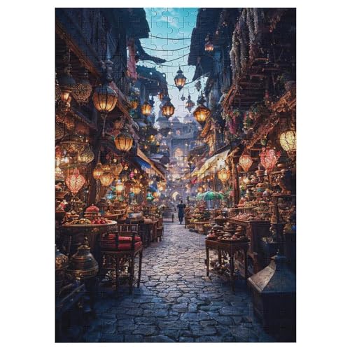 Japan Style Puzzles Für Erwachsene, 300-teiliges Holzpuzzle, Geeignet Für Kinder Ab 12 Jahren, Die Pädagogische Puzzle Lernen 42×30cm von LCWWW