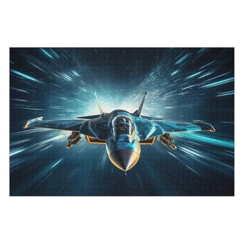 Kämpfer Puzzles 1000 Teile Erwachsener Kniffel Spaß Für Die Ganze Familie, Holzpuzzle Kinder Erwachsene, Impossible Puzzle Schwer （75×50cm） von LCWWW