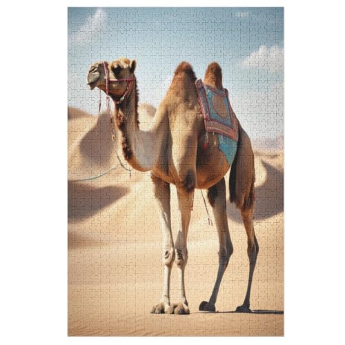 Kamel Puzzles 1000 Teile Erwachsener Kniffel Spaß Für Die Ganze Familie, Holzpuzzle Kinder Erwachsene, Impossible Puzzle Schwer 78×53cm Kamel Puzzles 1000 Teile Erwachsener Kniffel Spaß Für Die Ganze Familie, Holzpuzzle Kinder Erwachsene, Impossible Puzzle Schwer 78×53cm von LCWWW