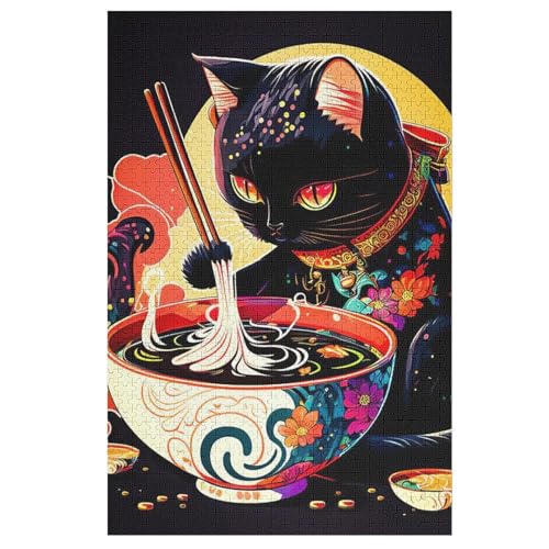 Katze 1000 Teile Puzzles Für Erwachsene Holzpuzzle Familienpuzzlespiel Stressabbau-Puzzle Für Erwachsene Kinder Ab 12 Jahren 78×53cm Katze 1000 Teile Puzzles Für Erwachsene Holzpuzzle Familienpuzzlespiel Stressabbau-Puzzle Für Erwachsene Kinder Ab 12 Jahren 78×53cm von LCWWW