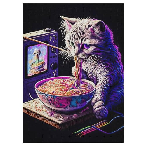 Katze Puzzle 300 Teile, Holzpuzzle Für Erwachsene Kinder, Impossible Puzzles, Geschicklichkeitsspiel Für Die Ganze Familie 42×30cm Katze Puzzle 300 Teile, Holzpuzzle Für Erwachsene Kinder, Impossible Puzzles, Geschicklichkeitsspiel Für Die Ganze Familie 42×30cm von LCWWW