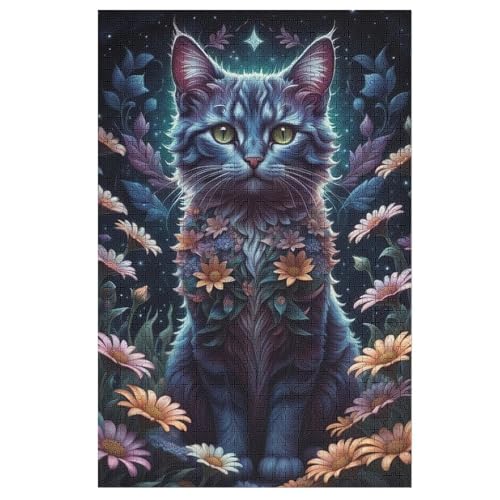 Katze Puzzle Für Erwachsene 1000 Teile Premium Recyceltes Brett Zum Lernen, Lernspielzeug, Familienspiele Kinder Holzpuzzle 78×53cm Katze Puzzle Für Erwachsene 1000 Teile Premium Recyceltes Brett Zum Lernen, Lernspielzeug, Familienspiele Kinder Holzpuzzle 78×53cm von LCWWW