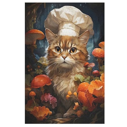 Katze-Puzzlespiel Aus Holz, 1000 Puzzleteile, Puzzle Für Teenager Und Erwachsene, Kreatives Spielzeug, Puzzles, 78×53cm Katze-Puzzlespiel Aus Holz, 1000 Puzzleteile, Puzzle Für Teenager Und Erwachsene, Kreatives Spielzeug, Puzzles, 78×53cm von LCWWW