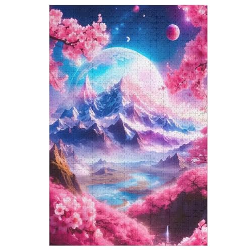 Kirschbaumkunst Japan 1000 Teile Premium-Puzzles Für Erwachsene Kinder- Holzpuzzles Spaß Und Lernspiele - Perfekte Puzzle-Geschenke 78×53cm Kirschbaumkunst Japan 1000 Teile Premium-Puzzles Für Erwachsene Kinder- Holzpuzzles Spaß Und Lernspiele - Perfekte Puzzle-Geschenke 78×53cm von LCWWW