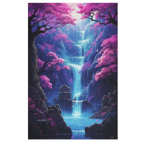 Kirschbaumkunst Japan 1000 Teile Puzzles Für Erwachsene,Holzpuzzle - Verringerter Druck Unmögliche Puzzle Für Erwachsene 12+ Kinder 78×53cm Kirschbaumkunst Japan 1000 Teile Puzzles Für Erwachsene,Holzpuzzle - Verringerter Druck Unmögliche Puzzle Für Erwachsene 12+ Kinder 78×53cm von LCWWW