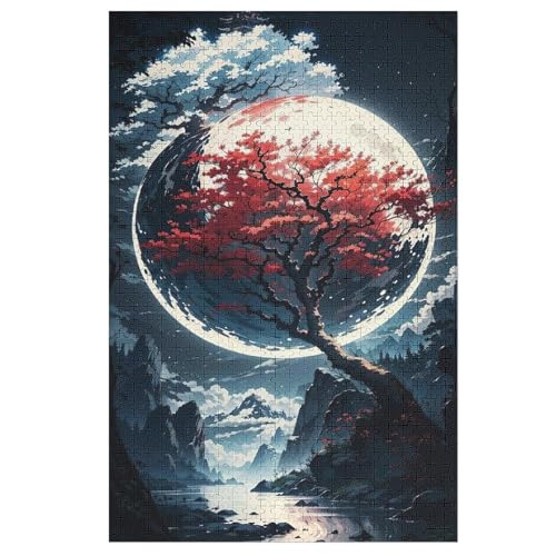 Kirschbaumkunst Japan Holzpuzzle 1000 Teile Klassische Puzzles Erwachsene Kinder Puzzle DIY Kit Holzspielzeug Einzigartiges Geschenk 78×53cm Kirschbaumkunst Japan Holzpuzzle 1000 Teile Klassische Puzzles Erwachsene Kinder Puzzle DIY Kit Holzspielzeug Einzigartiges Geschenk 78×53cm von LCWWW