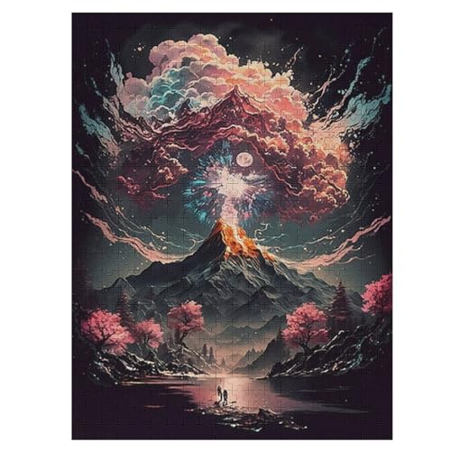 Kirschblütenkunst Japan Puzzles 500 Teile Erwachsener Kniffel Spaß, Holzpuzzle Kinder Erwachsene, Impossible Puzzle Schwer 55×41cm Kirschblütenkunst Japan Puzzles 500 Teile Erwachsener Kniffel Spaß, Holzpuzzle Kinder Erwachsene, Impossible Puzzle Schwer 55×41cm von LCWWW