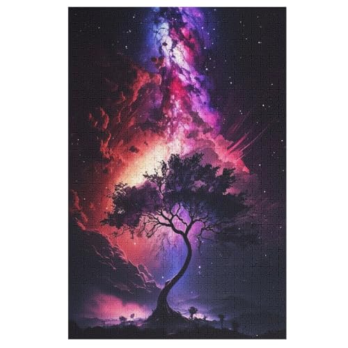 Kosmischer Lebensbaum Puzzle 1000 Teile, Holzpuzzle Für Erwachsene Kinder, Impossible Puzzles, Geschicklichkeitsspiel Für Die Ganze Familie 78×53cm Kosmischer Lebensbaum Puzzle 1000 Teile, Holzpuzzle Für Erwachsene Kinder, Impossible Puzzles, Geschicklichkeitsspiel Für Die Ganze Familie 78×53cm von LCWWW