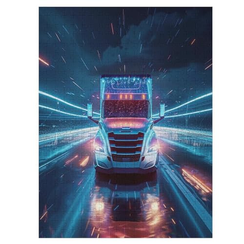 LKW 500 Teile Premium-Puzzles Für Erwachsene Kinder- Holzpuzzles Spaß Und Lernspiele - Perfekte Puzzle-Geschenke 55×41cm LKW 500 Teile Premium-Puzzles Für Erwachsene Kinder- Holzpuzzles Spaß Und Lernspiele - Perfekte Puzzle-Geschenke 55×41cm von LCWWW