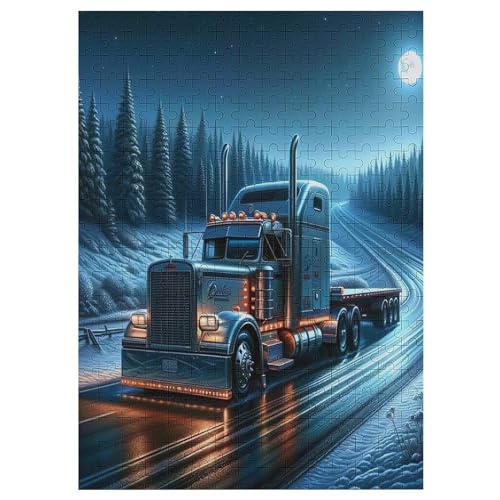 LKW Holzpuzzle 300 Teile,Puzzles Für Erwachsene, Impossible Puzzle, Kinder Legespiel 42×30cm LKW Holzpuzzle 300 Teile,Puzzles Für Erwachsene, Impossible Puzzle, Kinder Legespiel 42×30cm von LCWWW