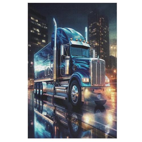 LKW Puzzle 1000 Teile, Holzpuzzle Für Erwachsene Kinder, Impossible Puzzles, Geschicklichkeitsspiel Für Die Ganze Familie 78×53cm LKW Puzzle 1000 Teile, Holzpuzzle Für Erwachsene Kinder, Impossible Puzzles, Geschicklichkeitsspiel Für Die Ganze Familie 78×53cm von LCWWW