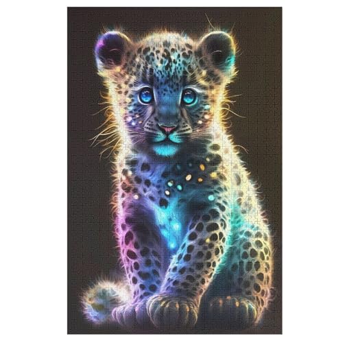 Leopard 1000 Teile Puzzles Für Erwachsene, Impossible Puzzle, Geschicklichkeitsspiel Für Die Ganze Familie, Kinder Holzpuzzle 78×53cm Leopard 1000 Teile Puzzles Für Erwachsene, Impossible Puzzle, Geschicklichkeitsspiel Für Die Ganze Familie, Kinder Holzpuzzle 78×53cm von LCWWW