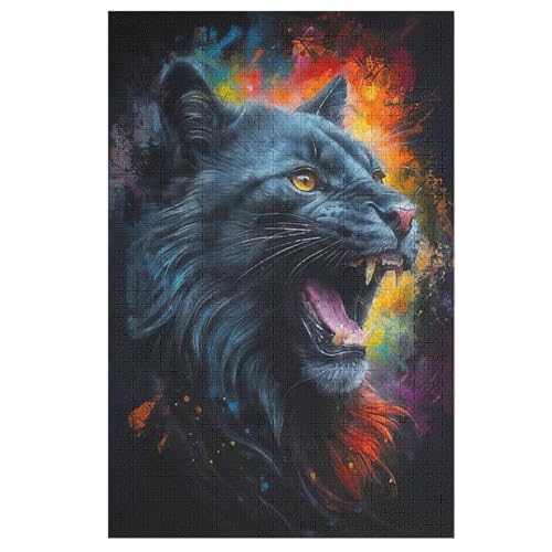 Leopard -Puzzle, 1000 Teile,Holzpuzzle Für Erwachsene Kinder, Lustiges Spielzeug, Denkspiel, Bildungsspiel, 78×53cm Leopard -Puzzle, 1000 Teile,Holzpuzzle Für Erwachsene Kinder, Lustiges Spielzeug, Denkspiel, Bildungsspiel, 78×53cm von LCWWW