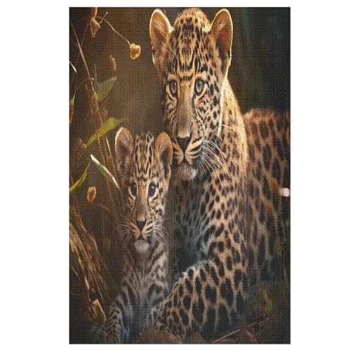 Leopard -Puzzle, 1000 Teile,Holzpuzzle Für Erwachsene Kinder, Lustiges Spielzeug, Denkspiel, Bildungsspiel, 78×53cm Leopard -Puzzle, 1000 Teile,Holzpuzzle Für Erwachsene Kinder, Lustiges Spielzeug, Denkspiel, Bildungsspiel, 78×53cm von LCWWW