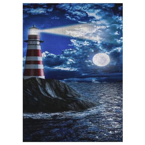 Leuchtturm 300 Teile Puzzles Für Erwachsene,Holzpuzzle - Verringerter Druck Schwieriges Unmögliche Puzzle Für Erwachsene 12+ Kinder 42×30cm Leuchtturm 300 Teile Puzzles Für Erwachsene,Holzpuzzle - Verringerter Druck Schwieriges Unmögliche Puzzle Für Erwachsene 12+ Kinder 42×30cm von LCWWW