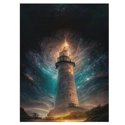 Leuchtturm Holzpuzzle Erwachsene - 500 Teiliges Jigsaw Knobelspiel - Puzzle Für Erwachsene & Kinder - Outdoor & Reisespielzeug 55×41cm Leuchtturm Holzpuzzle Erwachsene - 500 Teiliges Jigsaw Knobelspiel - Puzzle Für Erwachsene & Kinder - Outdoor & Reisespielzeug 55×41cm von LCWWW