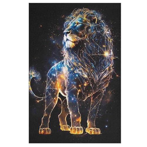 Löwe -Puzzle, 1000 Teile,Holzpuzzle Für Erwachsene Kinder, Lustiges Spielzeug, Denkspiel, Bildungsspiel, 78×53cm Löwe -Puzzle, 1000 Teile,Holzpuzzle Für Erwachsene Kinder, Lustiges Spielzeug, Denkspiel, Bildungsspiel, 78×53cm von LCWWW