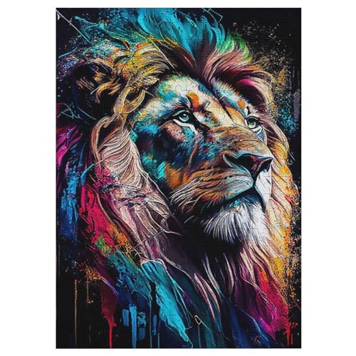 Löwe Puzzles 300 Teile Erwachsener Kniffel Spaß Für Die Ganze Familie, Holzpuzzle Kinder Erwachsene, Impossible Puzzle Schwer 42×30cm Löwe Puzzles 300 Teile Erwachsener Kniffel Spaß Für Die Ganze Familie, Holzpuzzle Kinder Erwachsene, Impossible Puzzle Schwer 42×30cm von LCWWW