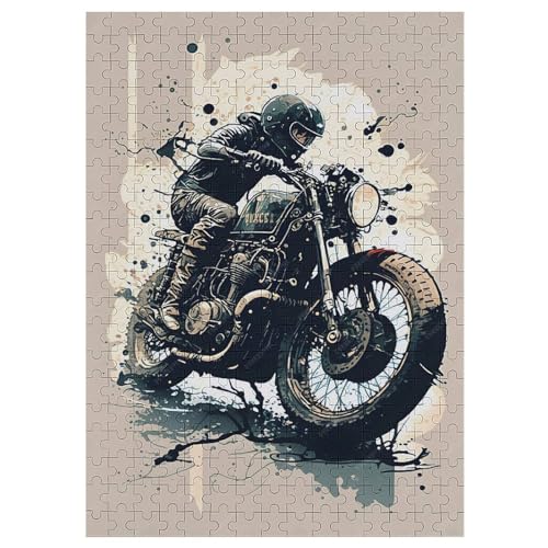 Motorrad Holzpuzzle Für Erwachsene Teenager Stress Abbauen Familien-Puzzlespiel Poster 300-teiliges Puzzle Kinder Lernspiel 42×30cm Motorrad Holzpuzzle Für Erwachsene Teenager Stress Abbauen Familien-Puzzlespiel Poster 300-teiliges Puzzle Kinder Lernspiel 42×30cm von LCWWW