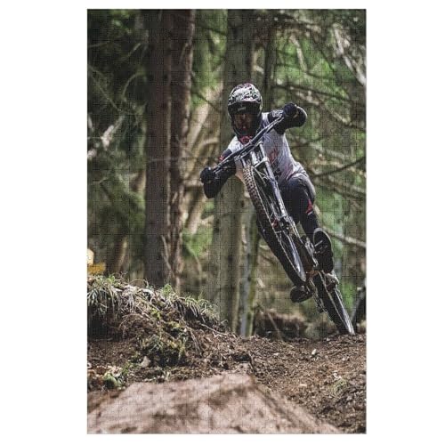 MountainFahrrad Holzpuzzle 1000 Teile Klassische Puzzles Erwachsene Kinder Puzzle DIY Kit Holzspielzeug Einzigartiges Geschenk 78×53cm MountainFahrrad Holzpuzzle 1000 Teile Klassische Puzzles Erwachsene Kinder Puzzle DIY Kit Holzspielzeug Einzigartiges Geschenk 78×53cm von LCWWW