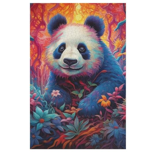Panda 1000 Teile Puzzle Für Erwachsene, Herausforderung Puzzles - Verringerter Druck Schwieriges Holzpuzzle Für Kinder 12+ 78×53cm Panda 1000 Teile Puzzle Für Erwachsene, Herausforderung Puzzles - Verringerter Druck Schwieriges Holzpuzzle Für Kinder 12+ 78×53cm von LCWWW
