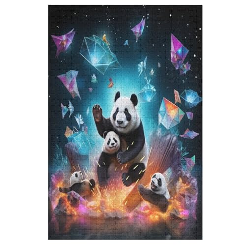 Panda -Puzzle, 1000 Teile,Holzpuzzle Für Erwachsene Kinder, Lustiges Spielzeug, Denkspiel, Bildungsspiel, 78×53cm Panda -Puzzle, 1000 Teile,Holzpuzzle Für Erwachsene Kinder, Lustiges Spielzeug, Denkspiel, Bildungsspiel, 78×53cm von LCWWW