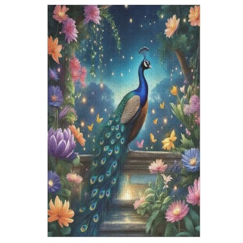 Pfau -Puzzle, 1000 Teile,Holzpuzzle Für Erwachsene Kinder, Lustiges Spielzeug, Denkspiel, Bildungsspiel, 78×53cm Pfau -Puzzle, 1000 Teile,Holzpuzzle Für Erwachsene Kinder, Lustiges Spielzeug, Denkspiel, Bildungsspiel, 78×53cm von LCWWW