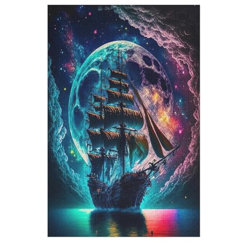 Piratnschiff,Boot Puzzles 1000 Teile Erwachsener Kniffel Spaß Für Die Ganze Familie, Holzpuzzle Kinder Erwachsene, Impossible Puzzle Schwer 78×53cm Piratnschiff,Boot Puzzles 1000 Teile Erwachsener Kniffel Spaß Für Die Ganze Familie, Holzpuzzle Kinder Erwachsene, Impossible Puzzle Schwer 78×53cm von LCWWW